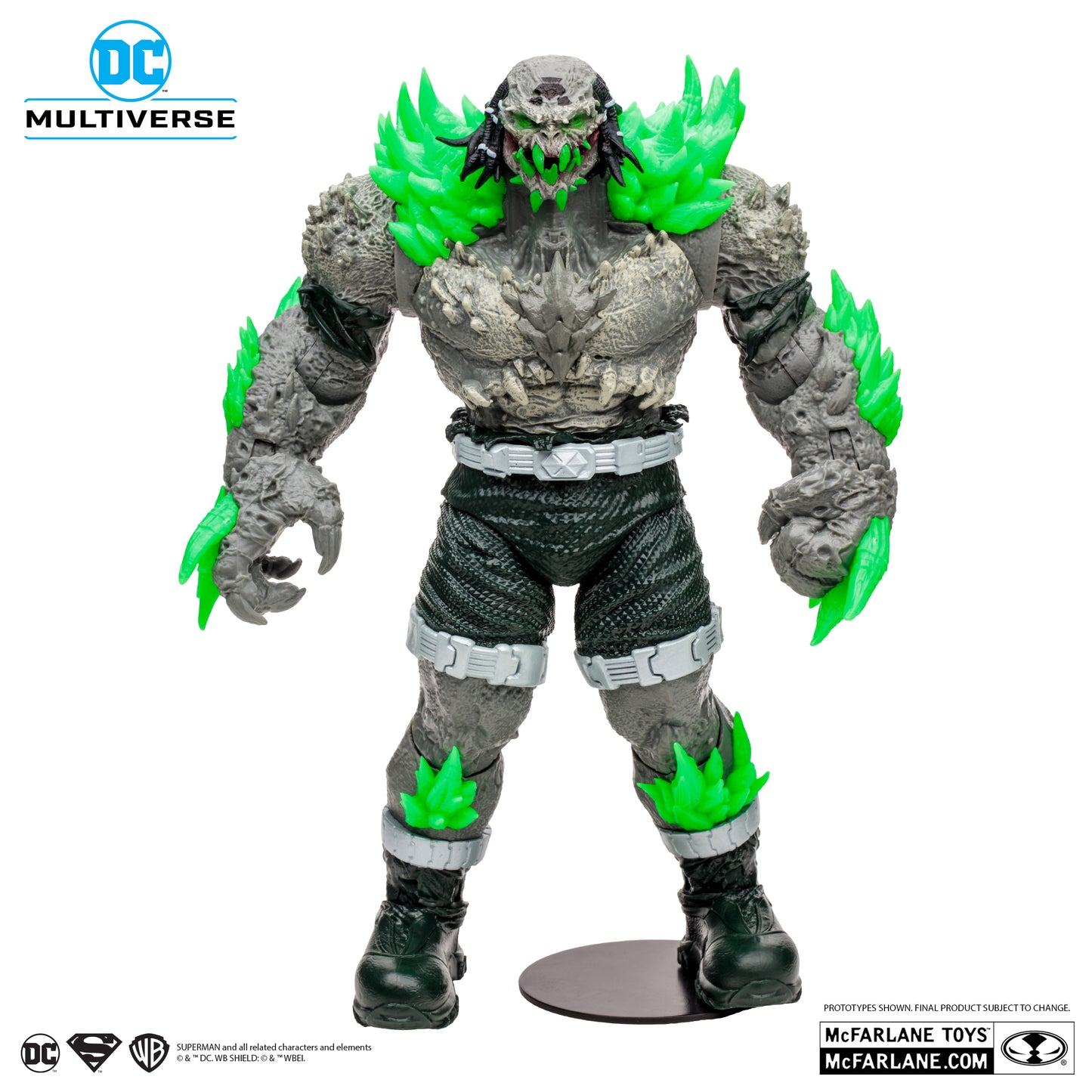 kryptonite doomsday superman batman mcfarlane toys