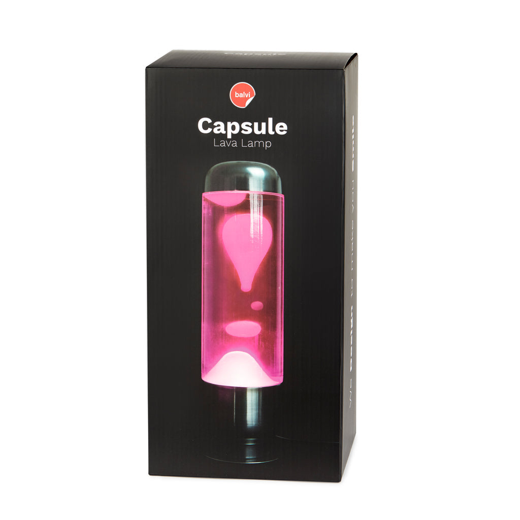 Lampe à lave Capsule - Rose