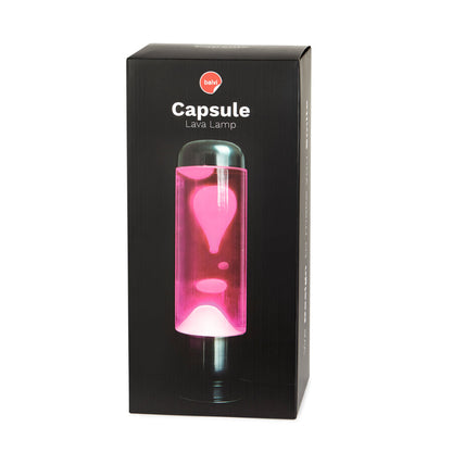 Lampe à lave Capsule - Rose