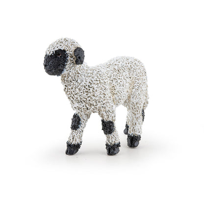 Figurine Agneau nez noir du Valais Papo - animal de la ferme