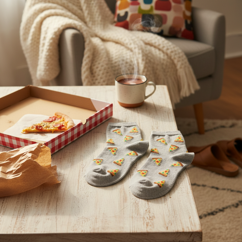 Socken Grises Pizzas