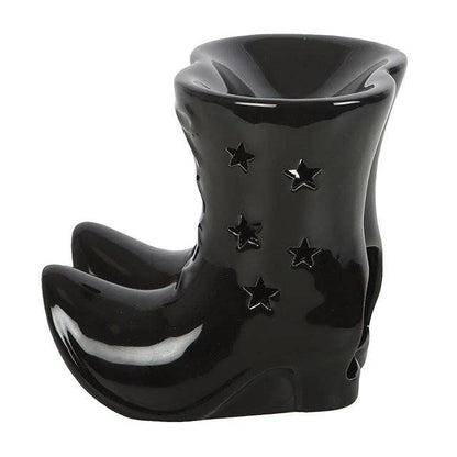 Brûleur d'huile Halloween Bottes de Sorcière Noires