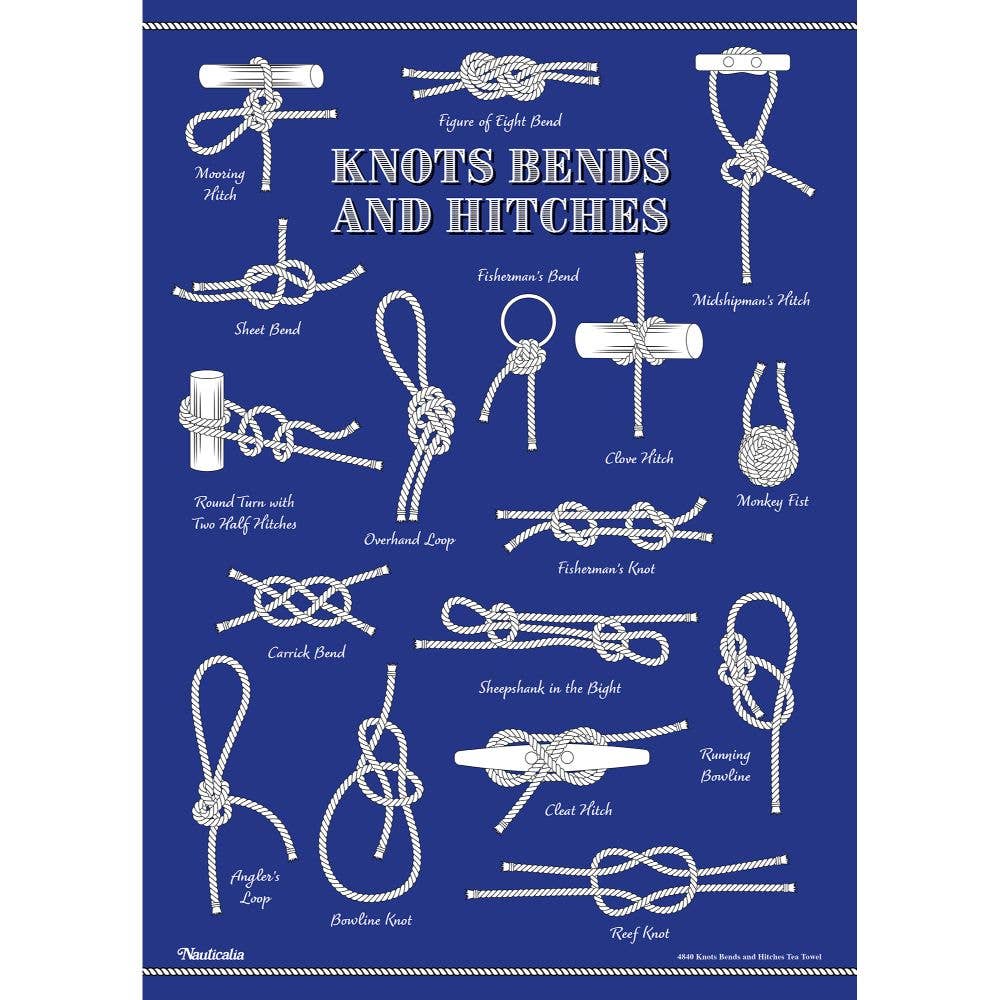Sailor's Knots Tea Towel