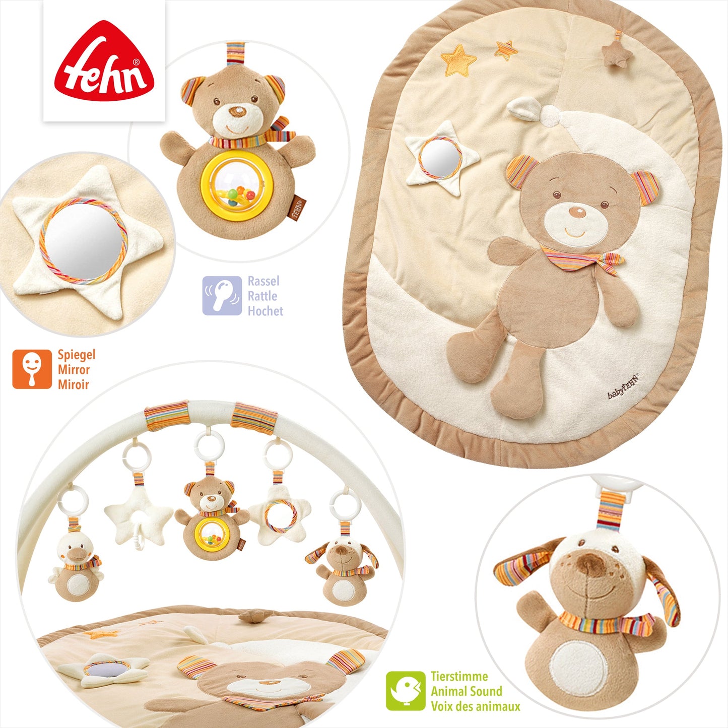 3-D Activity Blanket Rainbow