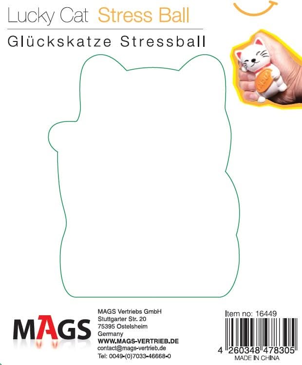 Balle anti-stress Chat Chanceux