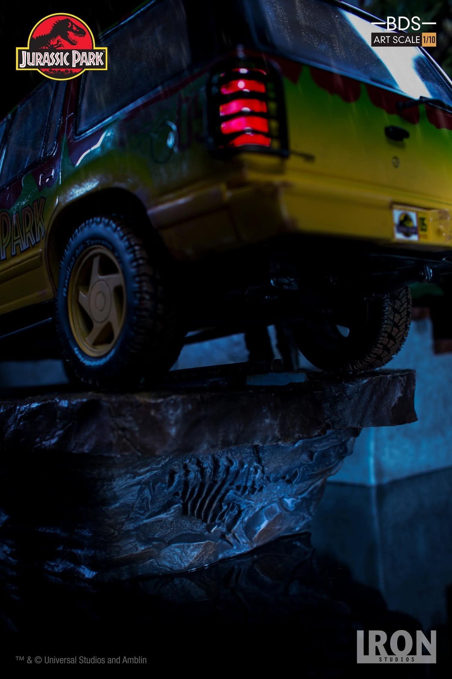 T-Rex Attack Statue - Art Scale 1/10 - Jurassic Park - Set A/B - Iron Studios