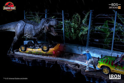 T-Rex Attack Statue - Art Scale 1/10 - Jurassic Park - Set A/B - Iron Studios