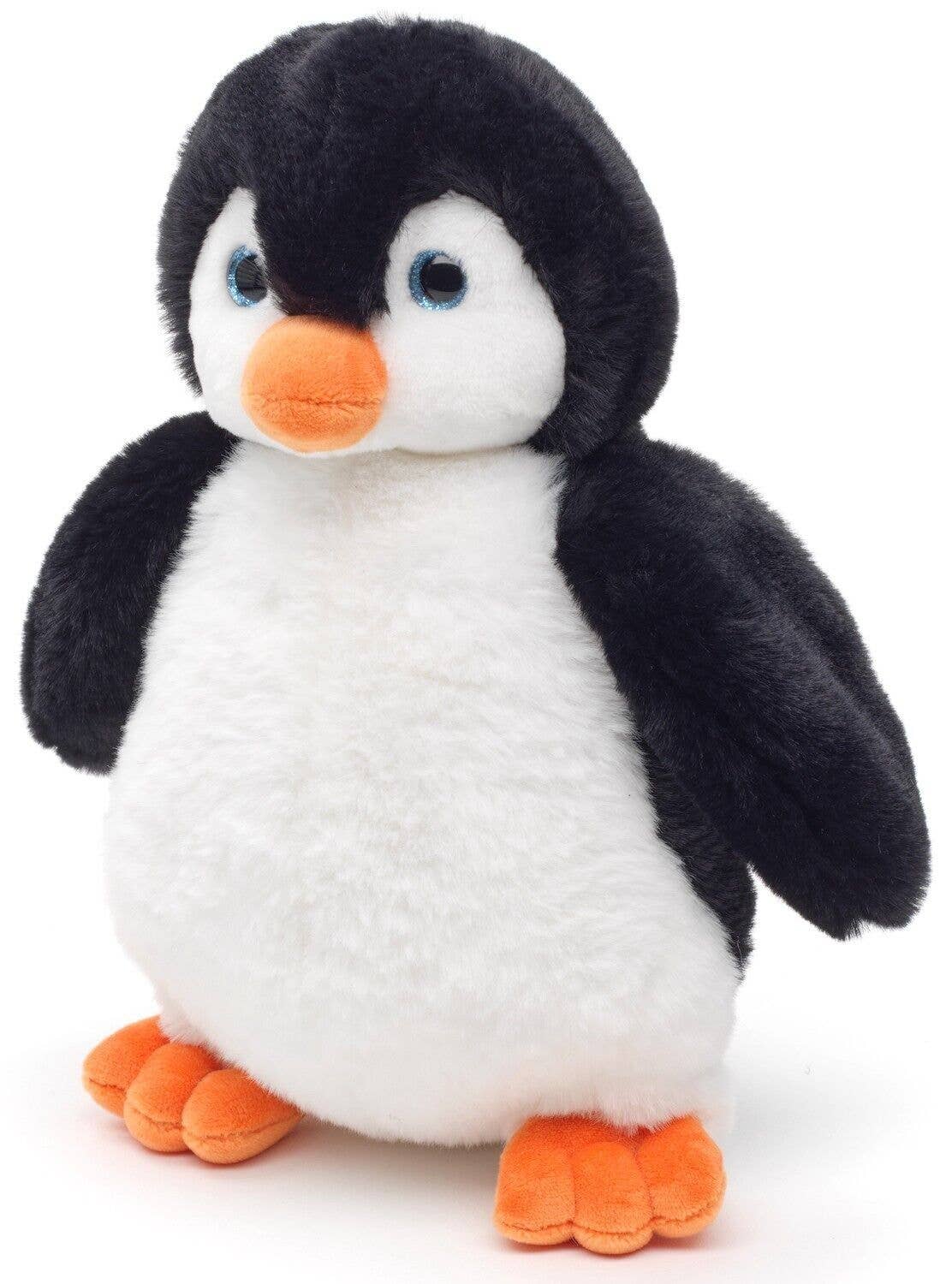 Penguin plush with glitter eyes