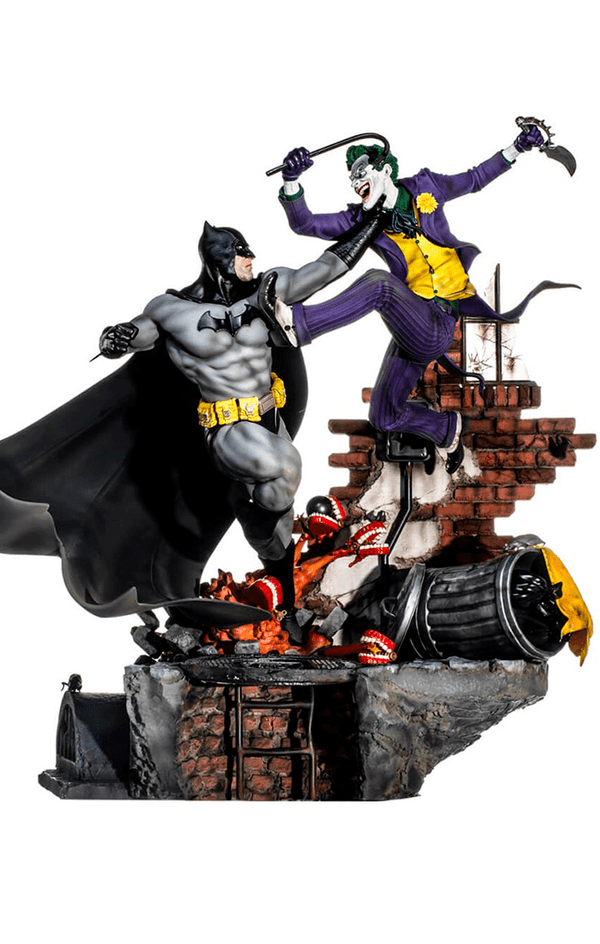 Batman Vs Joker Statue - DC Comics By Ivan Reis - 1/6 Battle Diorama