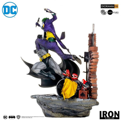 Batman Vs Joker Statue - DC Comics By Ivan Reis - Battle Diorama 1/6 - Iron Studios