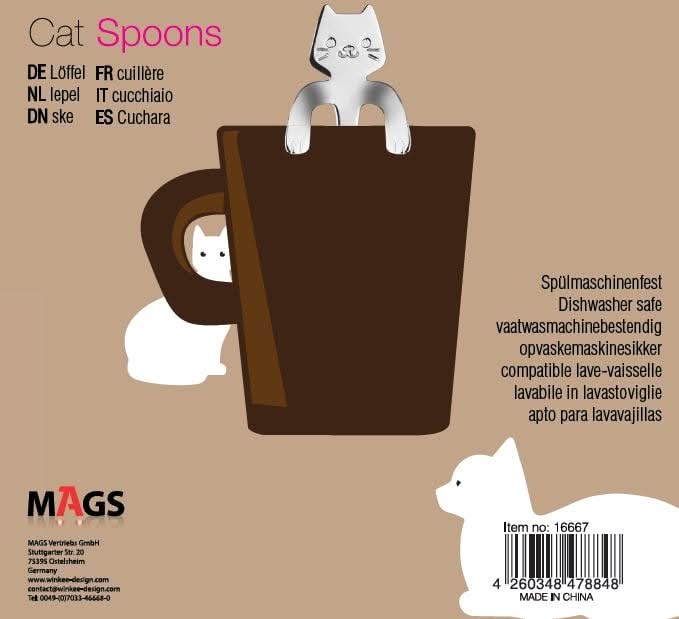 Cuillères à café Chatons – Set de 4