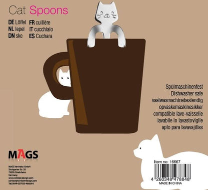 Cuillères à café Chatons – Set de 4