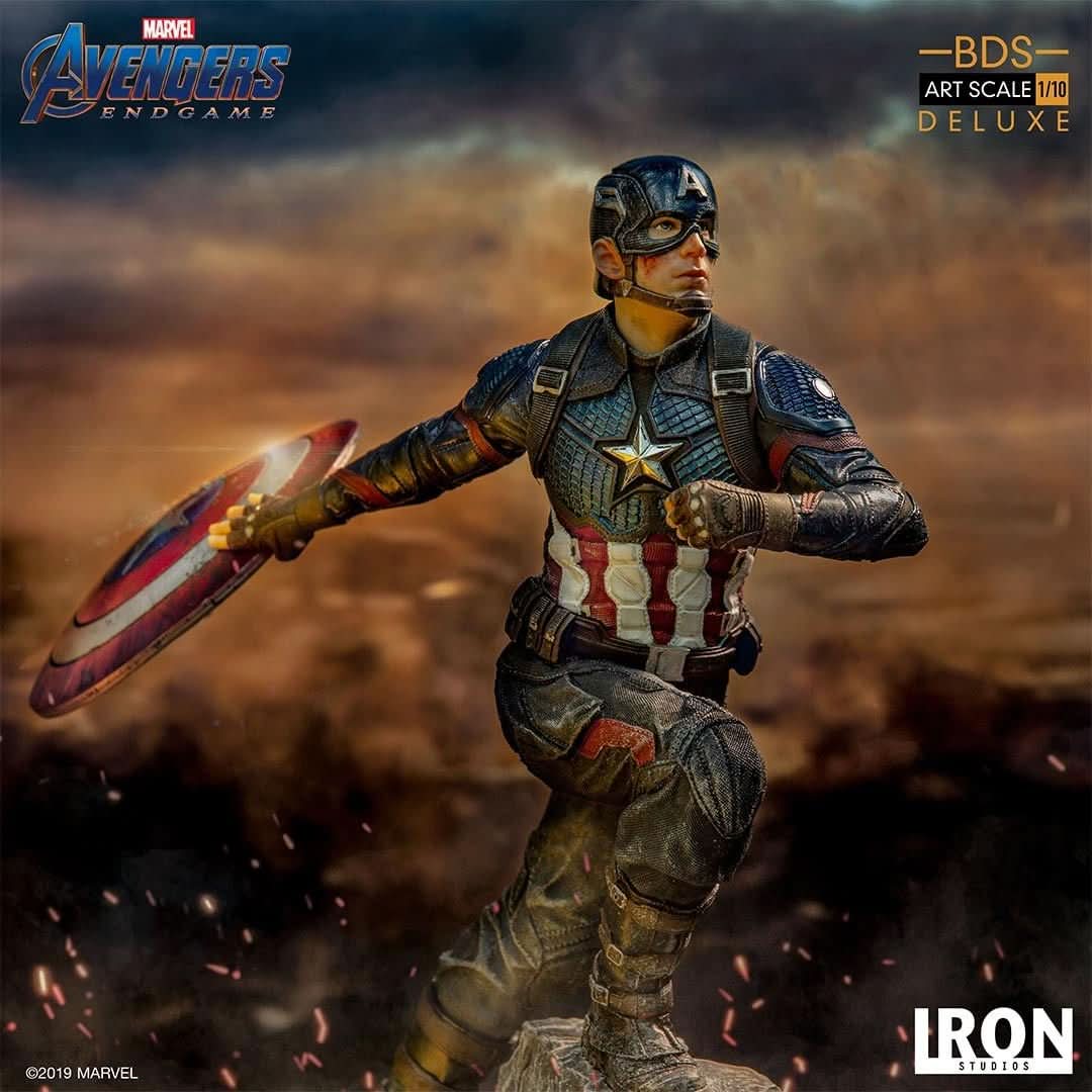 Statue Captain America Deluxe - Avengers: Endgame - Art Scale 1/10 - Marvel