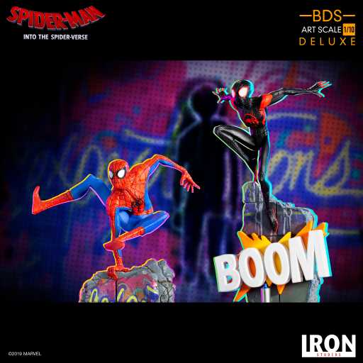 Miles Morales Statue - Spider-Man: Into the Spider-Verse - Art Scale 1/10 - Iron Studios