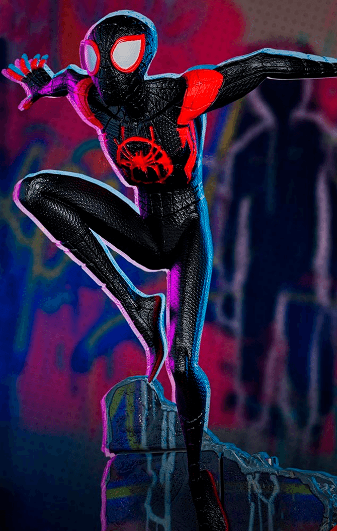 Miles Morales Statue - Spider-Man: Into the Spider-Verse - Art Scale 1/10 - Iron Studios