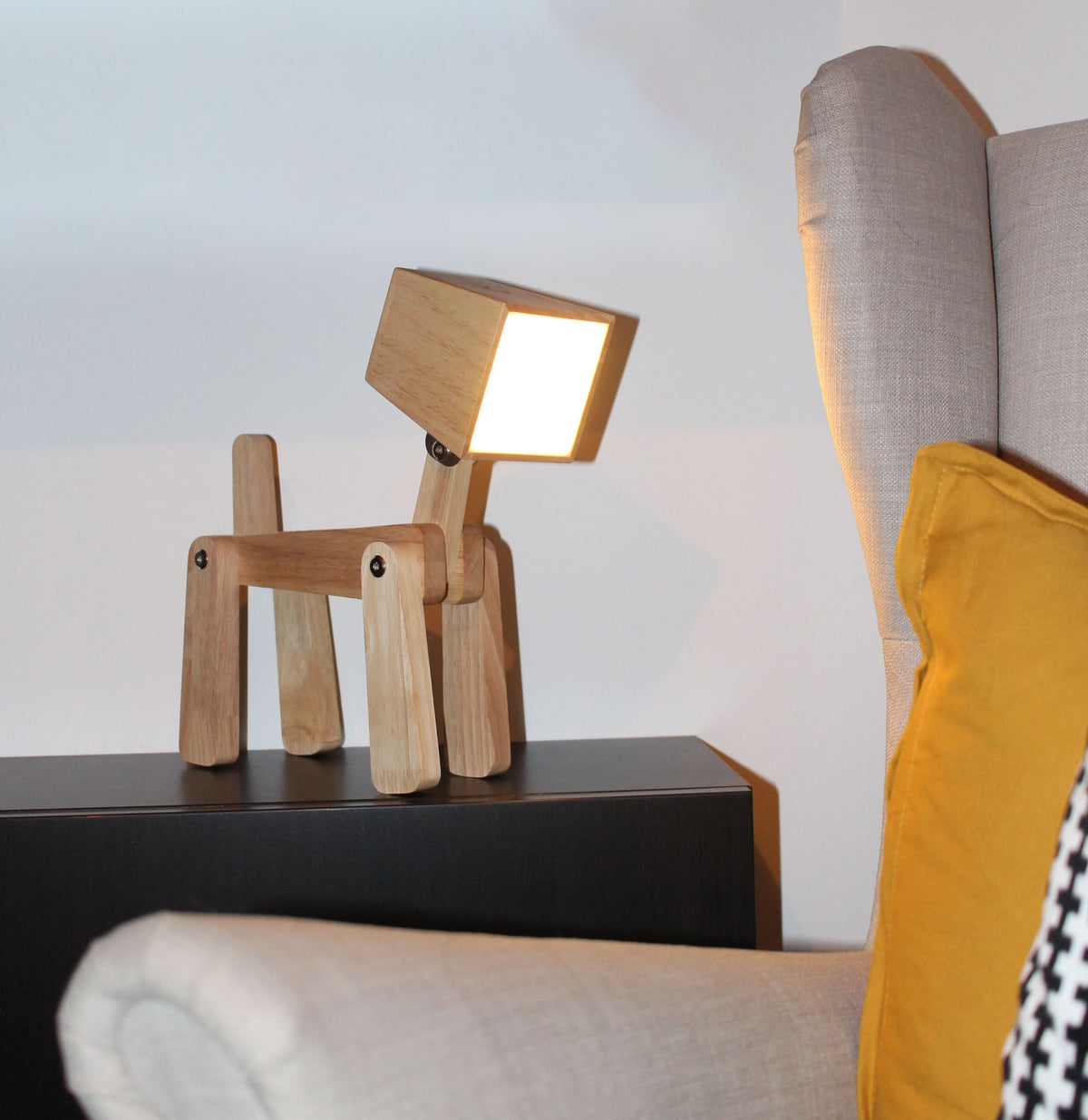 Lampe de table Chien Charlie – LED tactile et dimmable