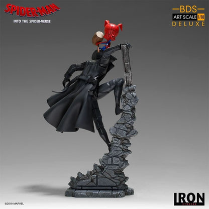 Spider Noir and Spider Ham - Spider-Man: Into The Spider-Verse - Art Scale 1/10 - Iron Studios