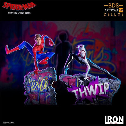 Spider Noir and Spider Ham - Spider-Man: Into The Spider-Verse - Art Scale 1/10 - Iron Studios