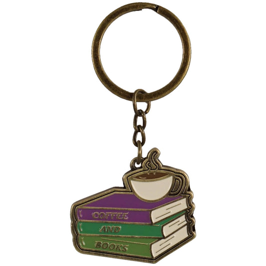 Pulteney Press Coffee & Books Keychain