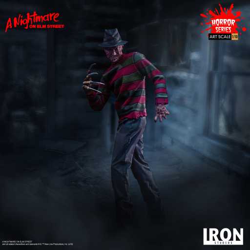 Freddy Krueger Statue (Regular) - A Nightmare on Elm Street - Art Scale 1/10 - Iron Studios