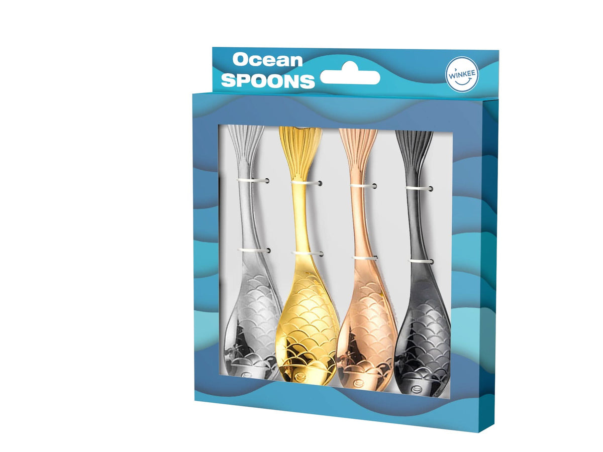 Cuillères Océan – Set de 4
