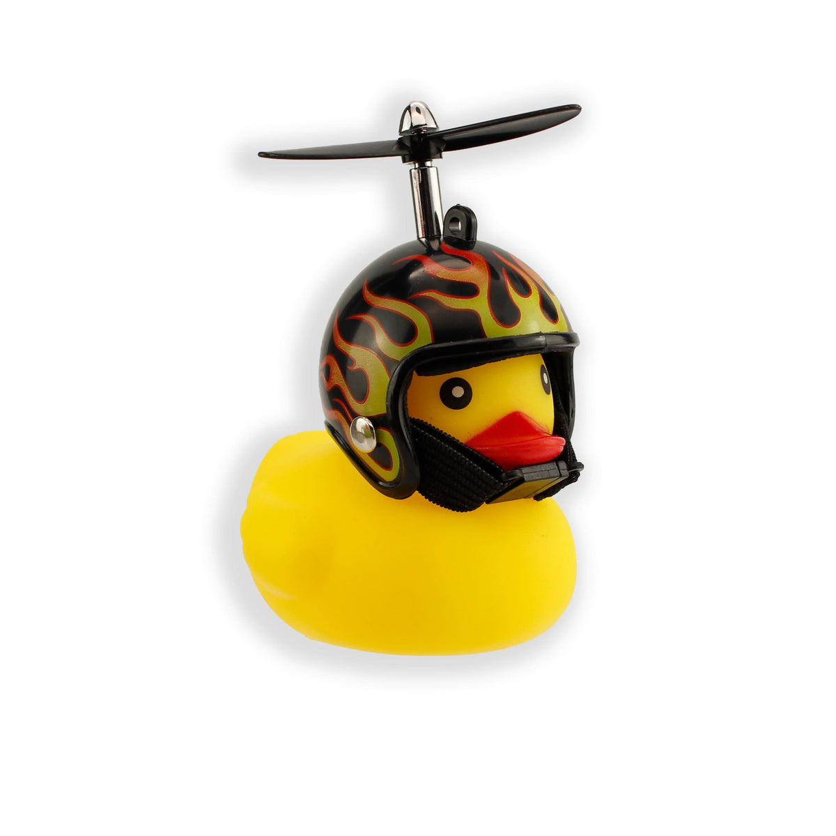 Canard couineur de vélo avec casque