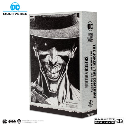 the joker designed by jason fabok sketch edition gold label mcfarlane toys