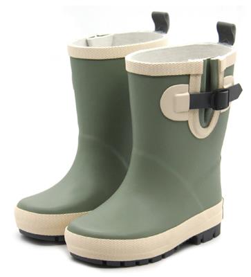 Follow the Duck: BOTTES EN CAOUTCHOUC taille: 30, vert sauge
