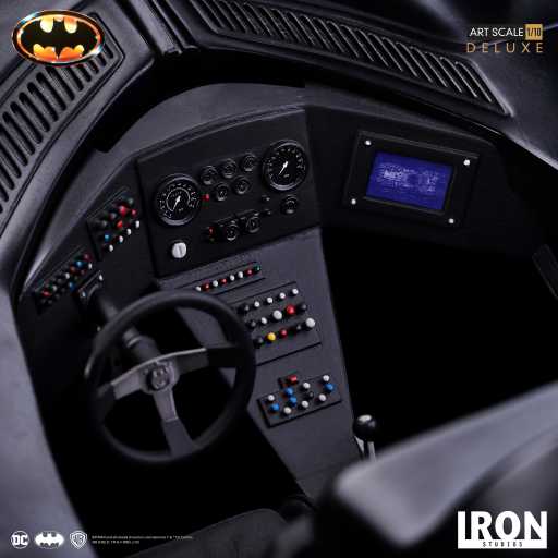 Batman & Batmobile Statue (Deluxe) - Batman 1989 - Art Scale - Iron Studios