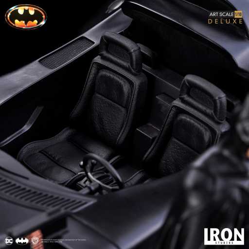 Batman & Batmobile Statue (Deluxe) - Batman 1989 - Art Scale - Iron Studios