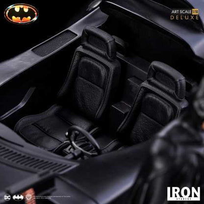 Batman & Batmobile Statue (Deluxe) - Batman 1989 - Art Scale - Iron Studios