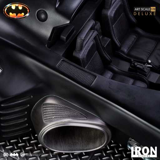 Batman & Batmobile Statue (Deluxe) - Batman 1989 - Art Scale - Iron Studios