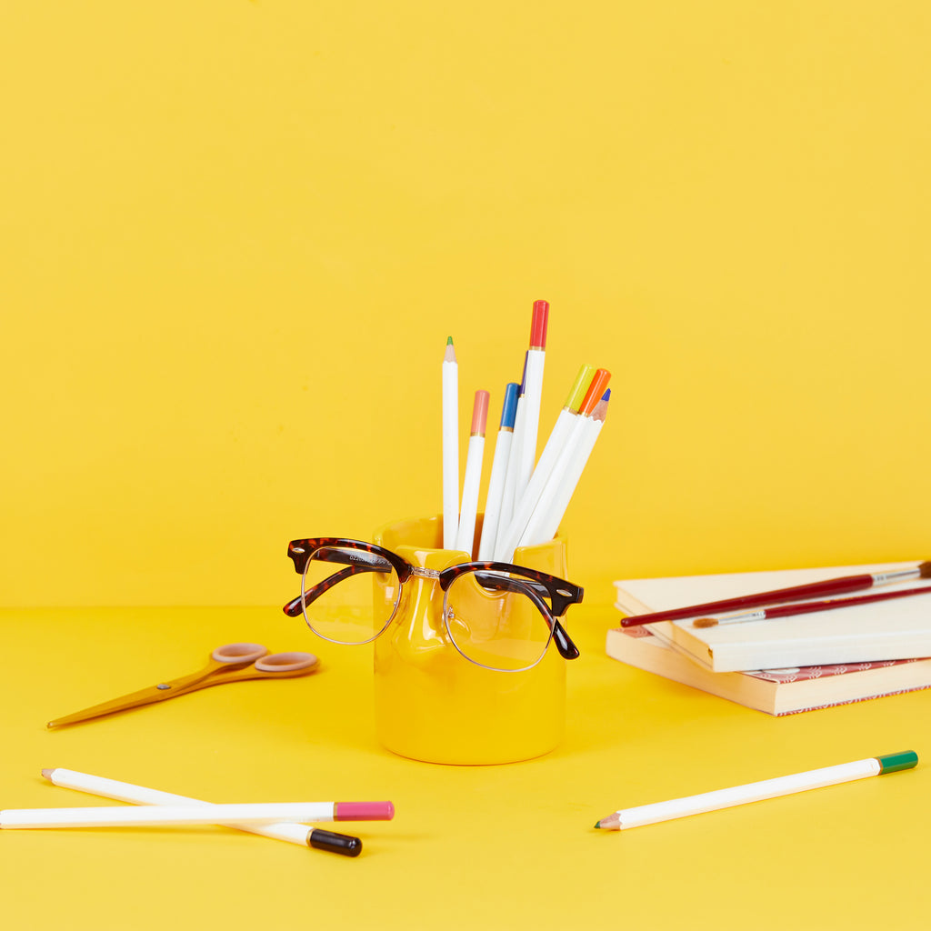 Nosy Buddy Pencil Holder and Glasses Holder