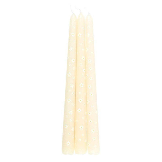 Set of 3 Daisy motif “Carrot Patch” Candles