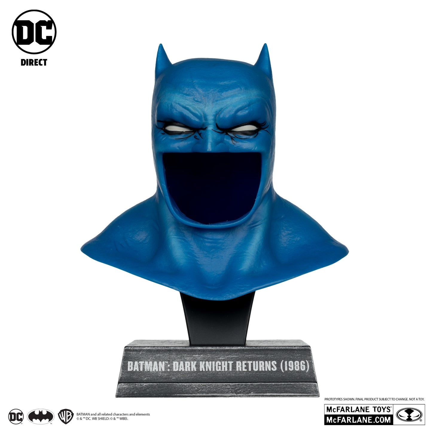 batman dark knight returns cowl replica 1 3 scale mcfarlane toys