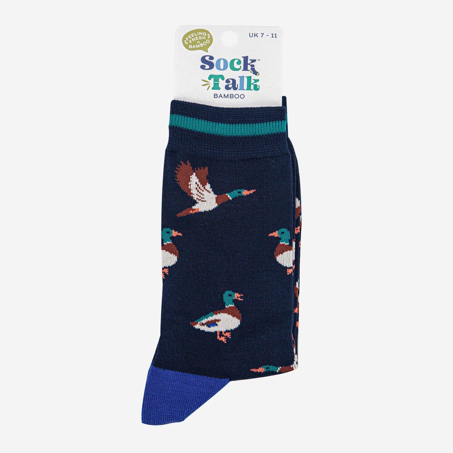 Men's Bamboo Socks - Navy/Royal Blue, Teal