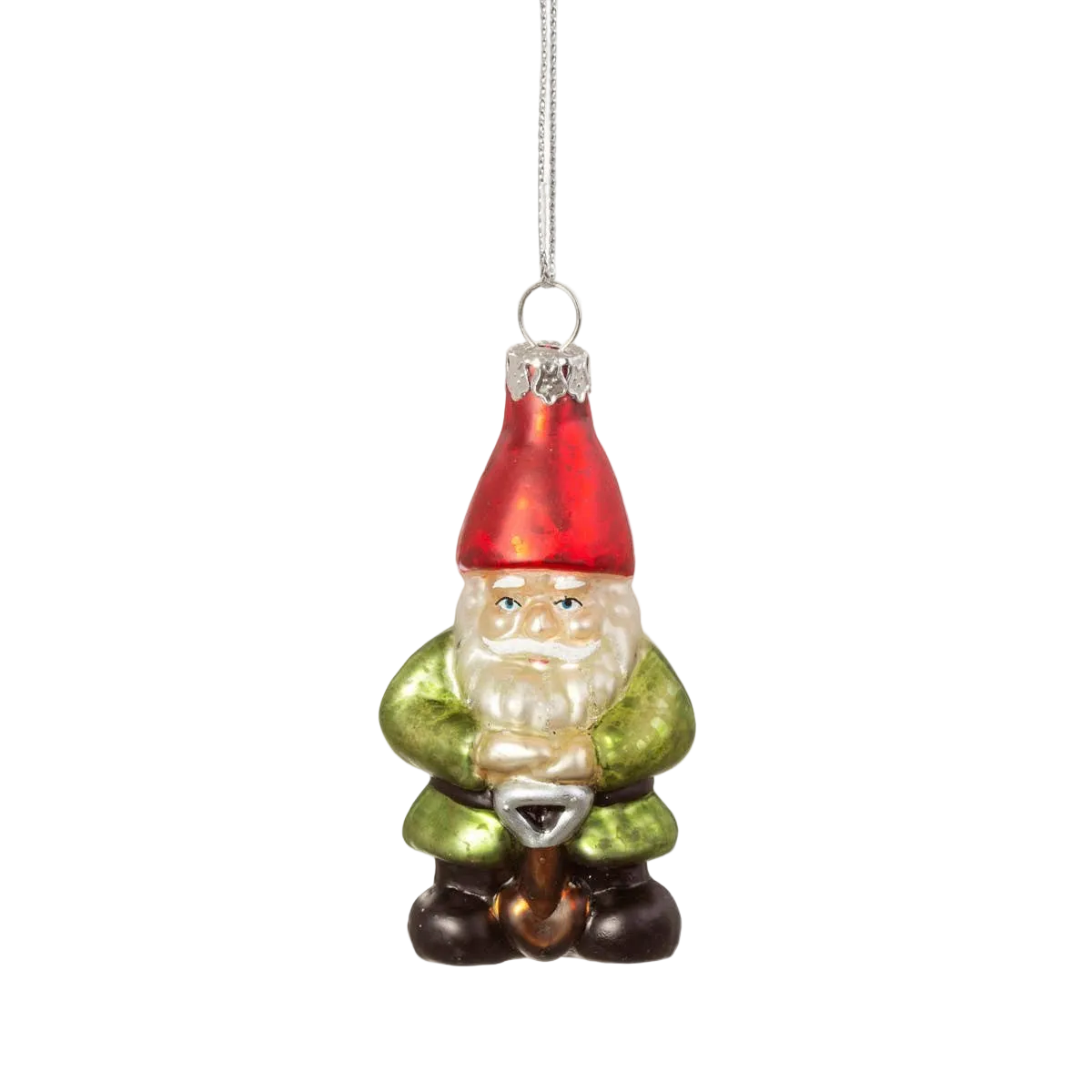 Christmas ball garden gnome