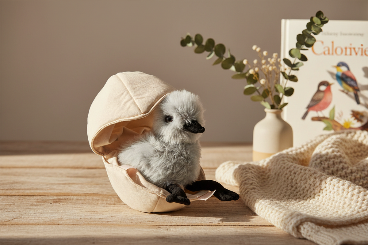 Uovo di peluche del brutto anatroccolo