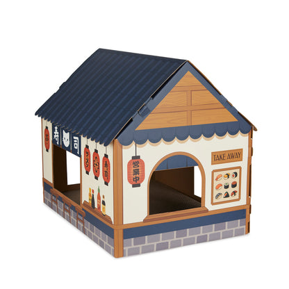 Maison et griffoir pour chat Sushi Bar