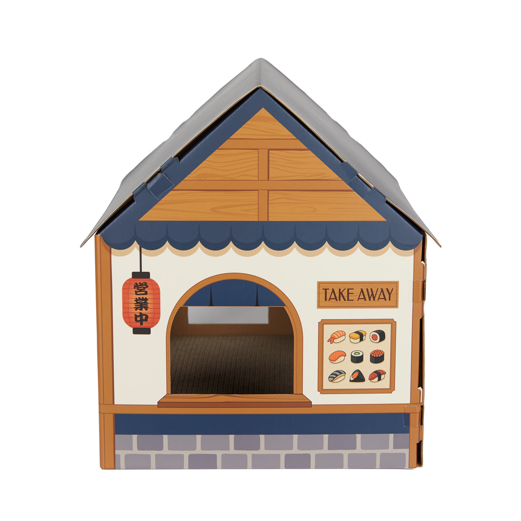 Maison et griffoir pour chat Sushi Bar