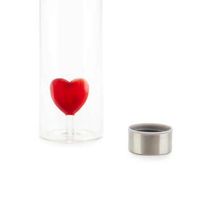 Bouteille réutilisable d'amour