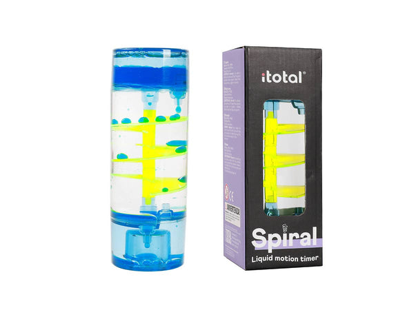 Blue spiral timer