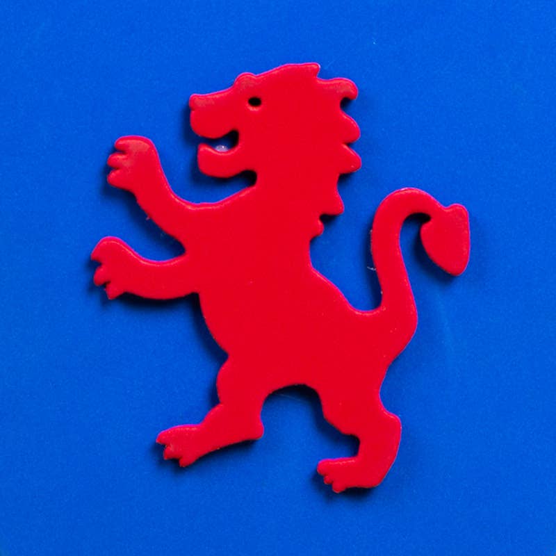 Bouclier en Mousse Softik Bleu avec Lion