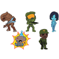 Set de pin's Halo