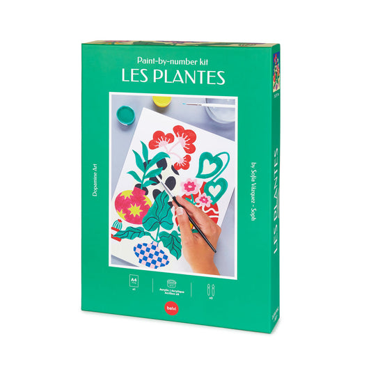Plants Paint-by-Numbers Kit