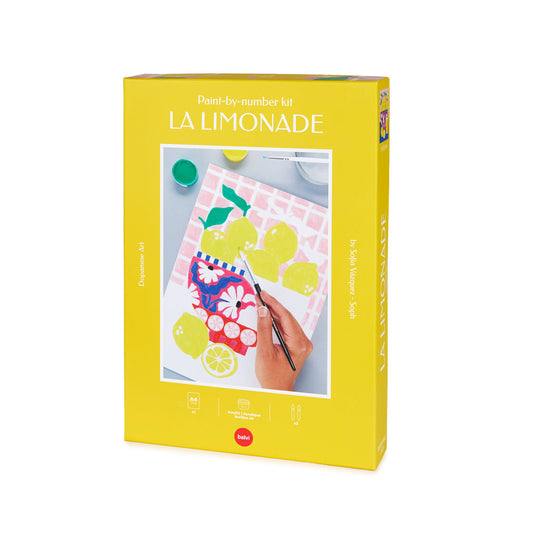Paint-by-numbers Lemonade kit