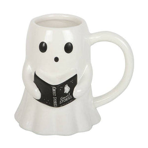 Mug d'Halloween Fantôme Lecteur
