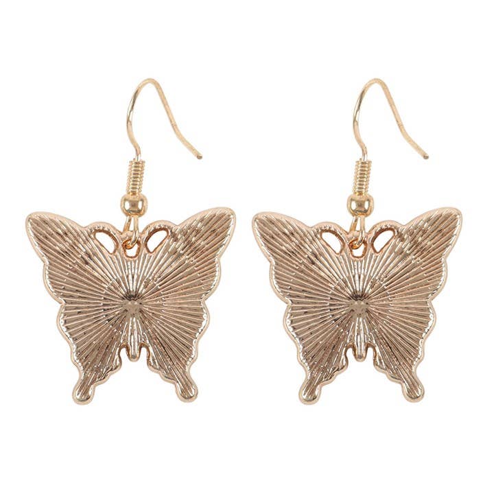 Boucles d'oreilles Papillon enflammé