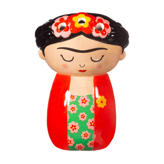 Frida red wall planter