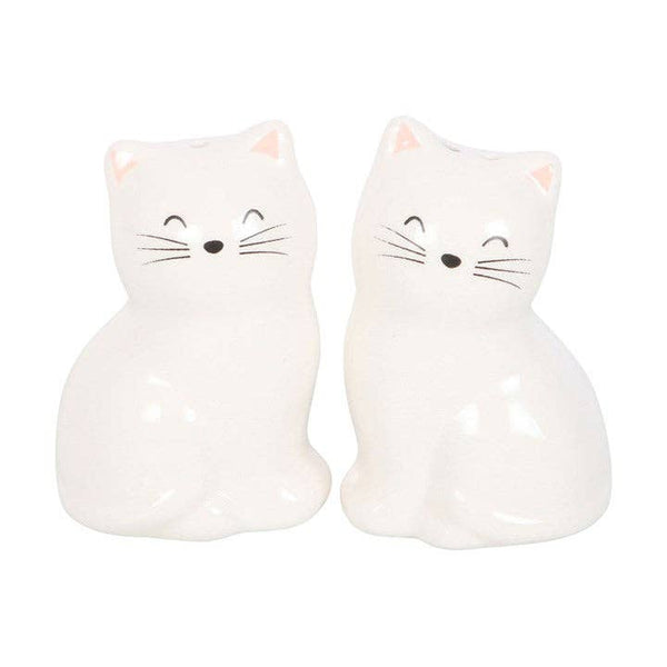 Salière et poivrière Chat Blanc